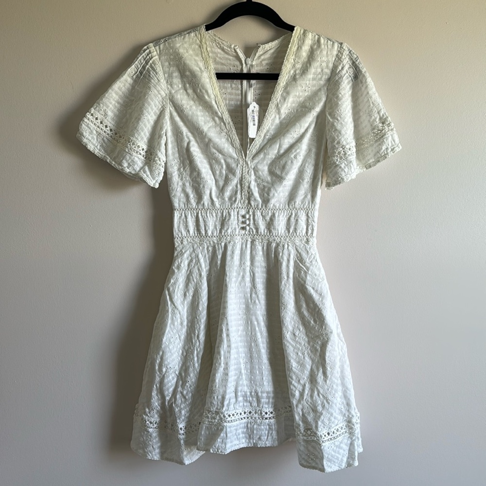 Jonathan Simkhai White Mini Dress